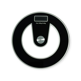 Ваги для підлоги електронні круглі чорні 2021А-black