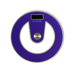 Ваги для підлоги електронні круглі фіолетові 2021А-purple