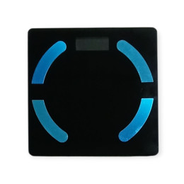 Ваги для підлоги електронні квадратні чорні XS-581