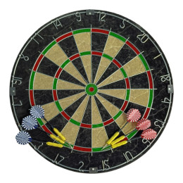 Дартс з флокованою мішенню та металевими цифрами SJ-1816 Дартс з флокованою мішенню та металевими цифрами SJ-1816