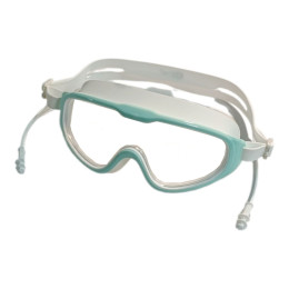 Окуляри-маска для плавання біло-зелені YYK2388S-blue-green