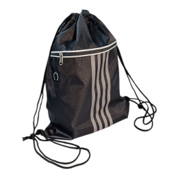 Рюкзак-мішок зі світловідбиваючими смугами графітовий CYM-03 grey