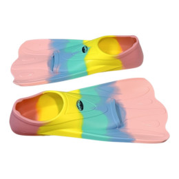 Ласти для плавання в басейні веселка TE-HD-2426-YEMR розмір 24-26 Ласти для плавання в басейні веселка TE-HD-2426-YEMR розмір 24-26