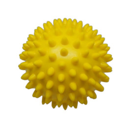 М'яч масажний d 10 см жовтий надувний D10 (70Гр)-Ж