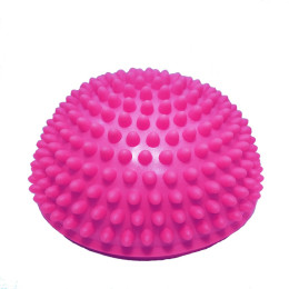 Масажна півсфера «Їжачок» фуксія YJ-D2-rose red Масажна півсфера «Їжачок» фуксія YJ-D2-rose red