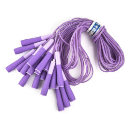 Скакалка дитяча з пластмасовими ручками 10 шт в упаковці TS-1790-Purple Скакалка дитяча з пластмасовими ручками 10 шт в упаковці TS-1790-Purple