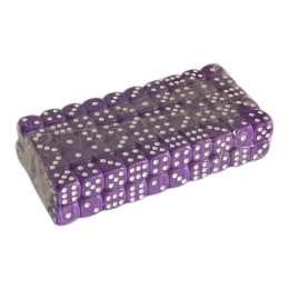 Кубики гральні 14 мм фіолетові 100 шт в упаковці TZ-14Y-Purple Кубики гральні 14 мм фіолетові 100 шт в упаковці TZ-14Y-Purple